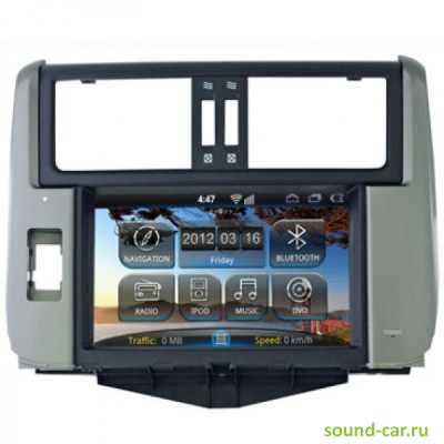 INCAR AHR-2299 PR DVD+TV+USB+MP3+CD Toyota Prado-150 2010-2013 