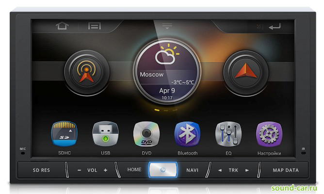 INCAR AHR-7180 CD+MP3+USB  