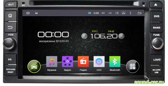 INCAR AHR-2230 Toyota DVD+TV+USB+MP3+CD  