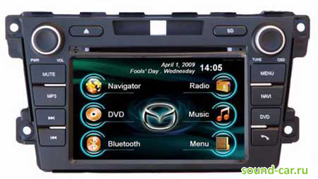 Intro CHR-4677M7 CD+MP3+USB+DVD  Mazda CX-7 (2010+) 