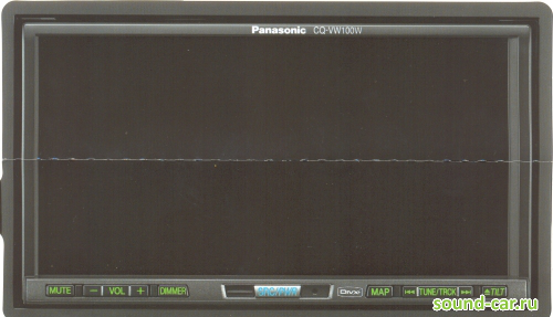 Panasonic CQ-VW100W CD+MP3+DVD  