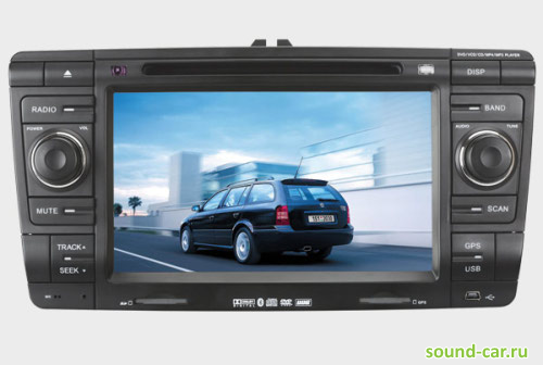 Phantom DVM-1320 (Skoda Octavia) CD+MP3+USB+DVD   
