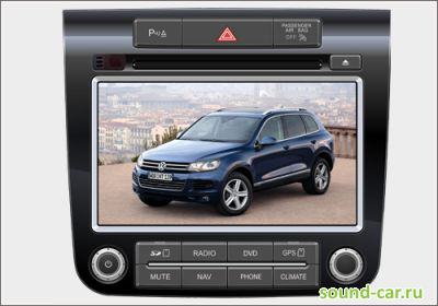 Phantom DVM-1902G i6 mat (VW Touareg NF) CD+MP3+USB+DVD  