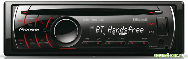 Pioneer DEH-6200BT CD+MP3+USB  