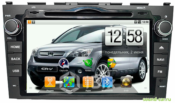 iBix Honda CR-V III CD+MP3+USB+DVD  