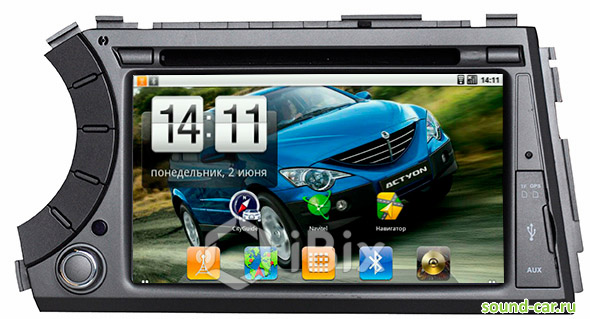iBix Ssang Yong Action Sports CD+MP3+USB+DVD  