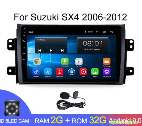 Android 2G-32G Suzuki SX4 CD+MP3+USB+DVD  